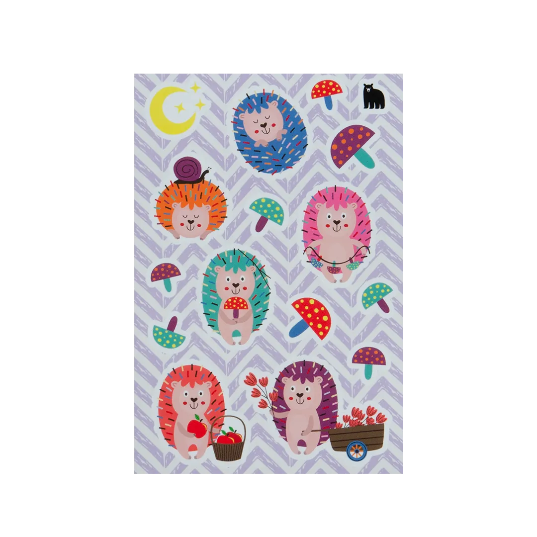 Harvesting Hedgehogs - Four Bears Sticker Club