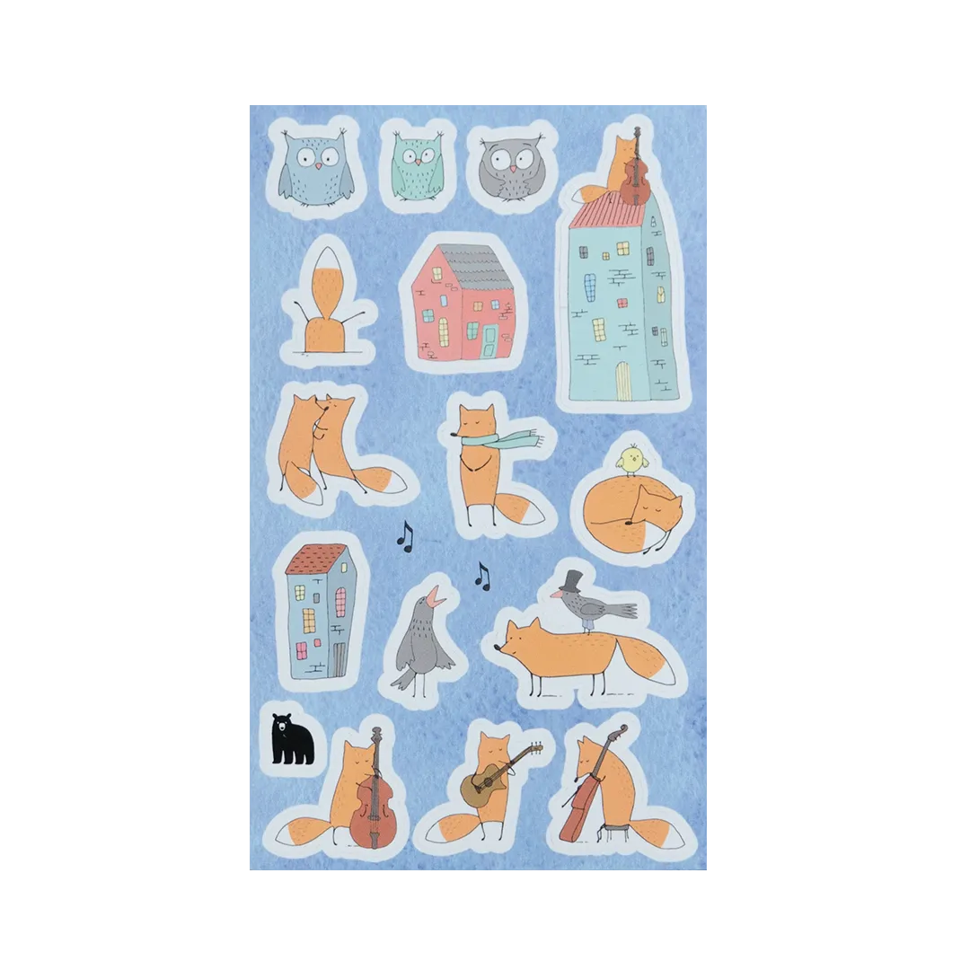 Band of Foxes - Four Bears Sticker Club