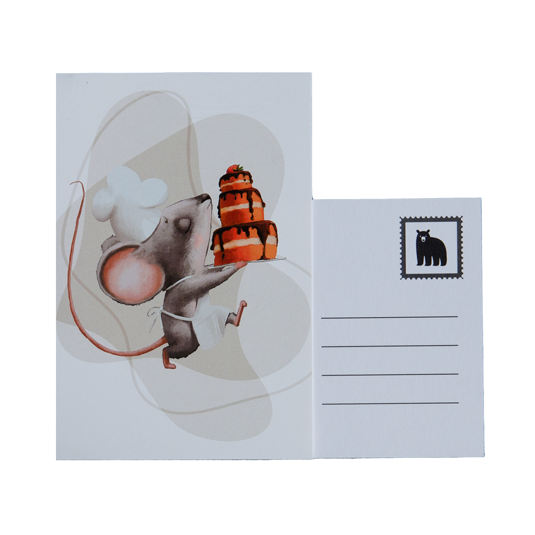 Mouse Chef Postcards
