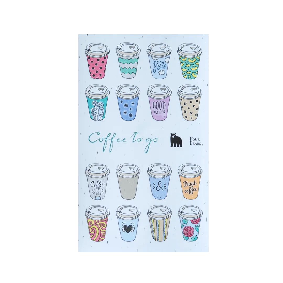 Coffee To Go - Four Bears Sticker Club
