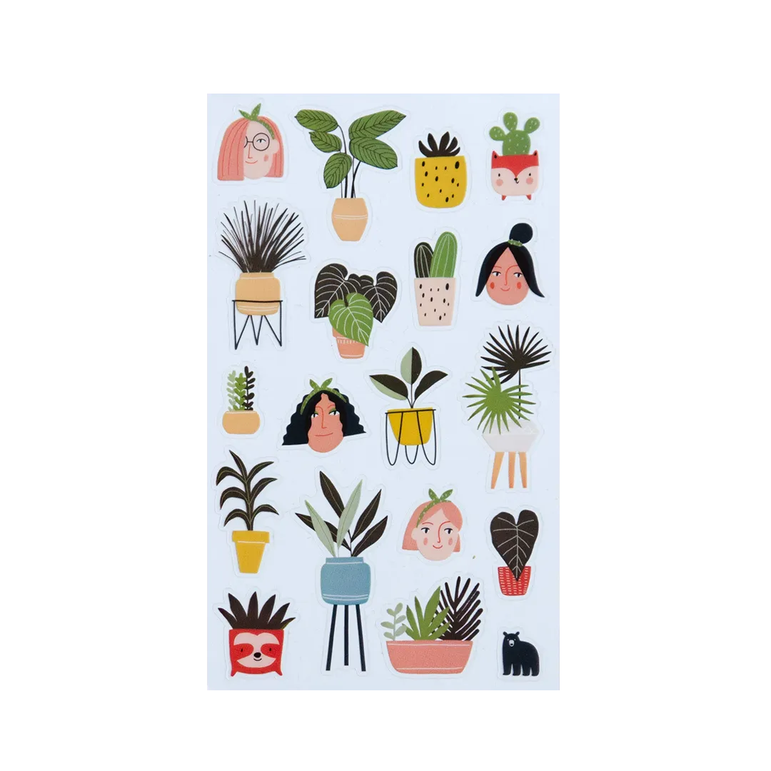 Crazy Plant Lady - Four Bears Sticker Club