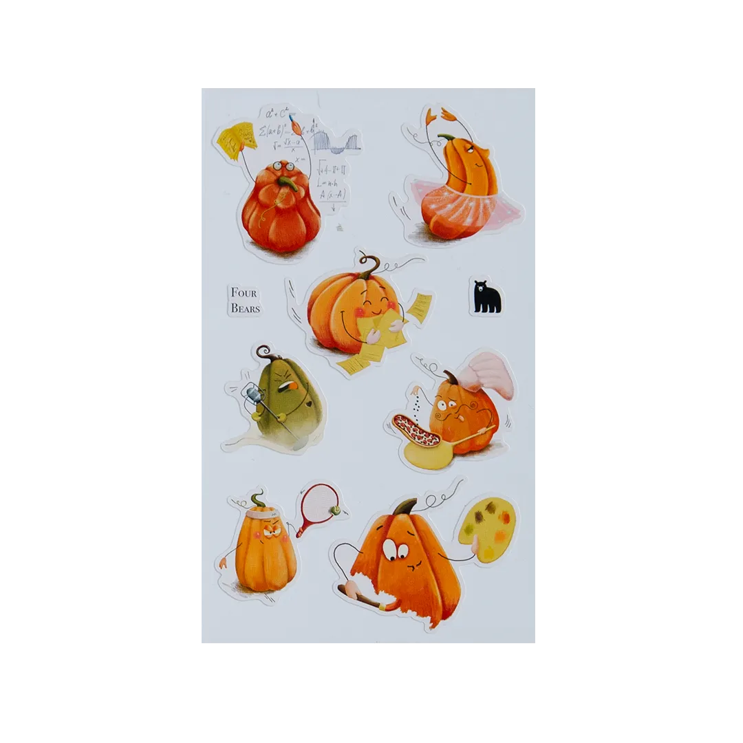 Creative Pumpkins - Four Bears Sticker Club
