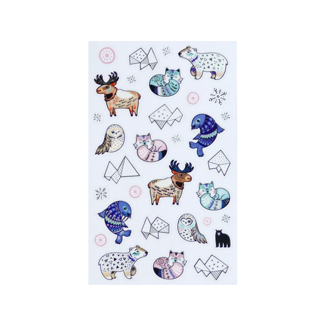 Cute Arctic - Four Bears Sticker Club