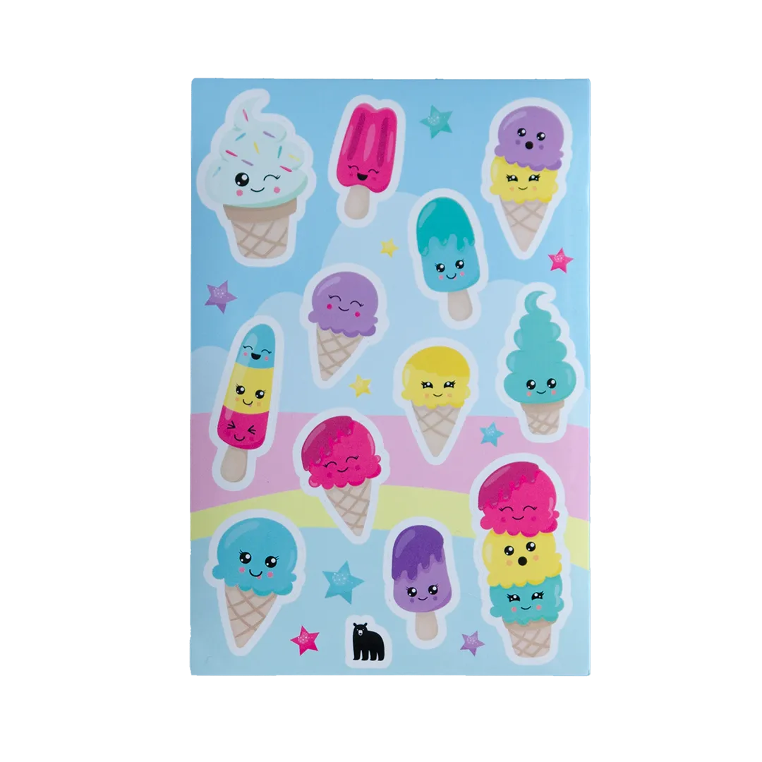 Cute Ice Creams - Four Bears Sticker Club