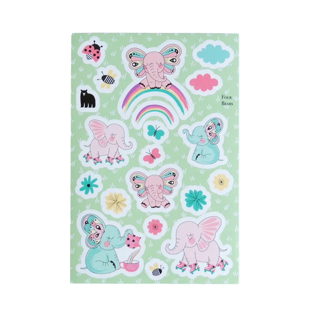 Elephant Fairies - Four Bears Sticker Club