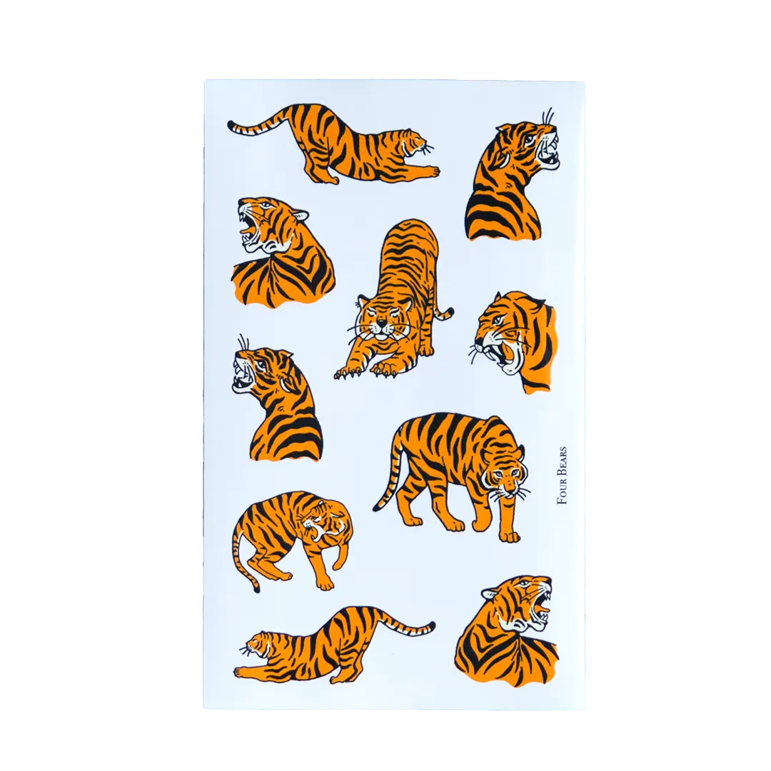 Fierce Tigers - Four Bears Sticker Club