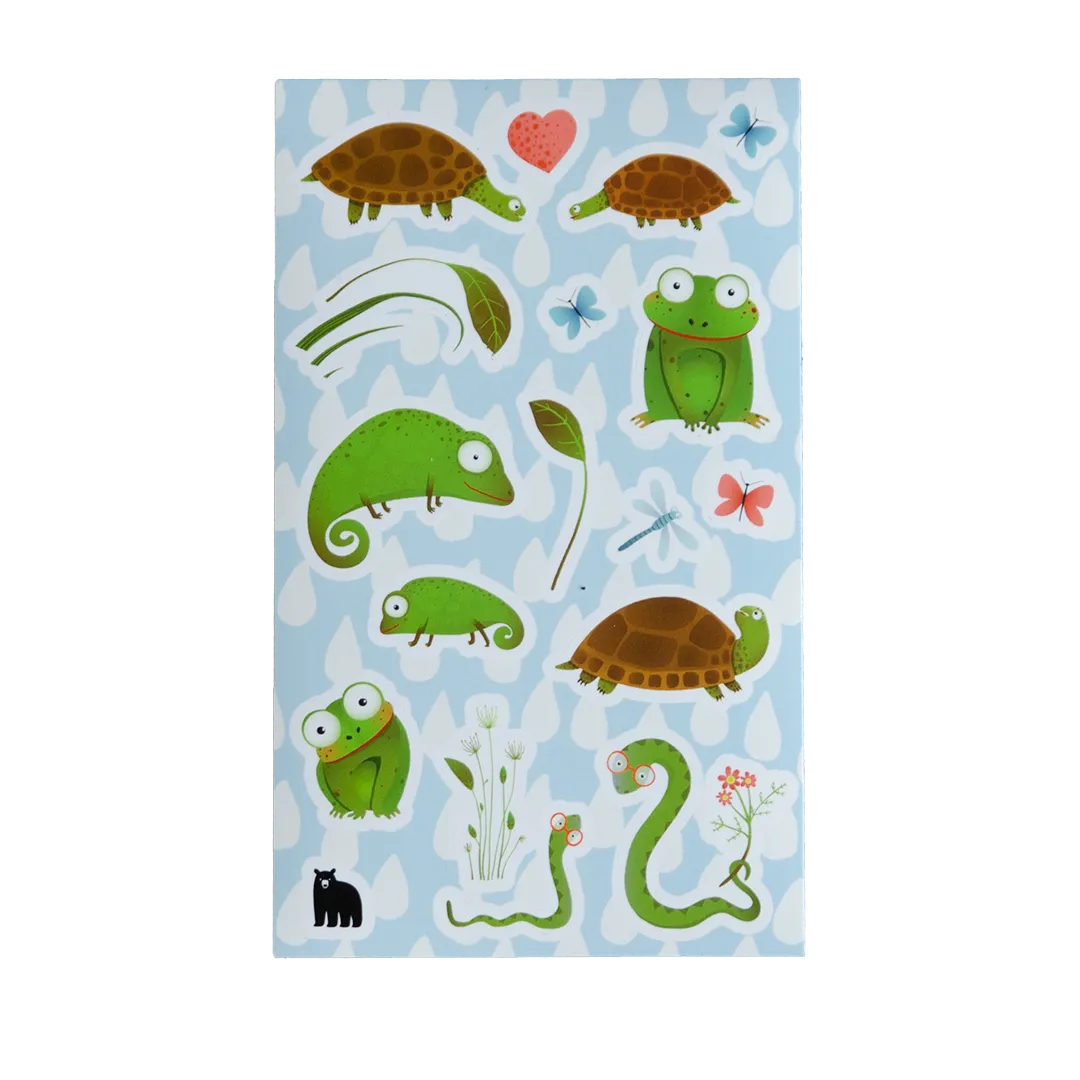 Funny Garden Friends - Four Bears Sticker Club