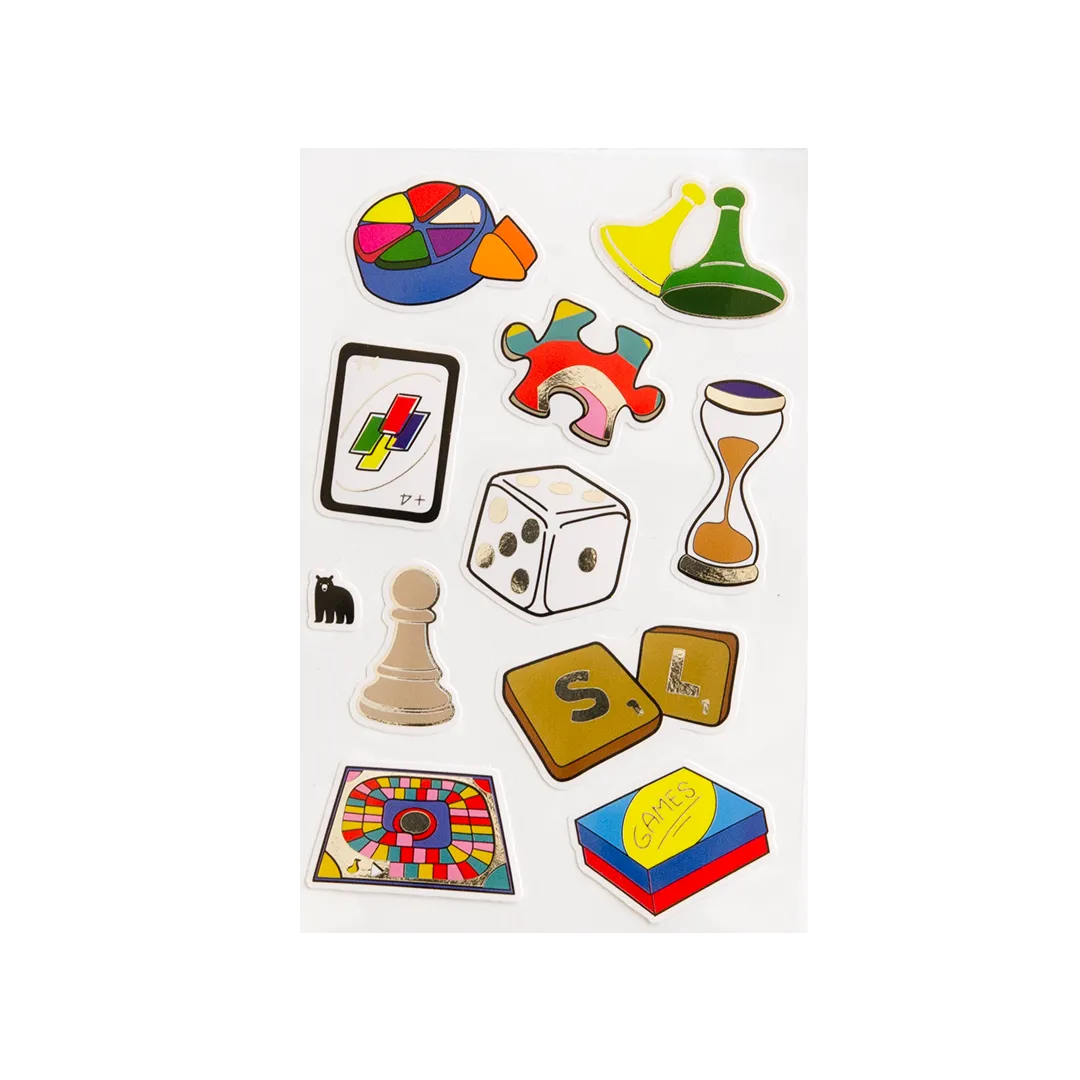 Game Night - Four Bears Sticker Club