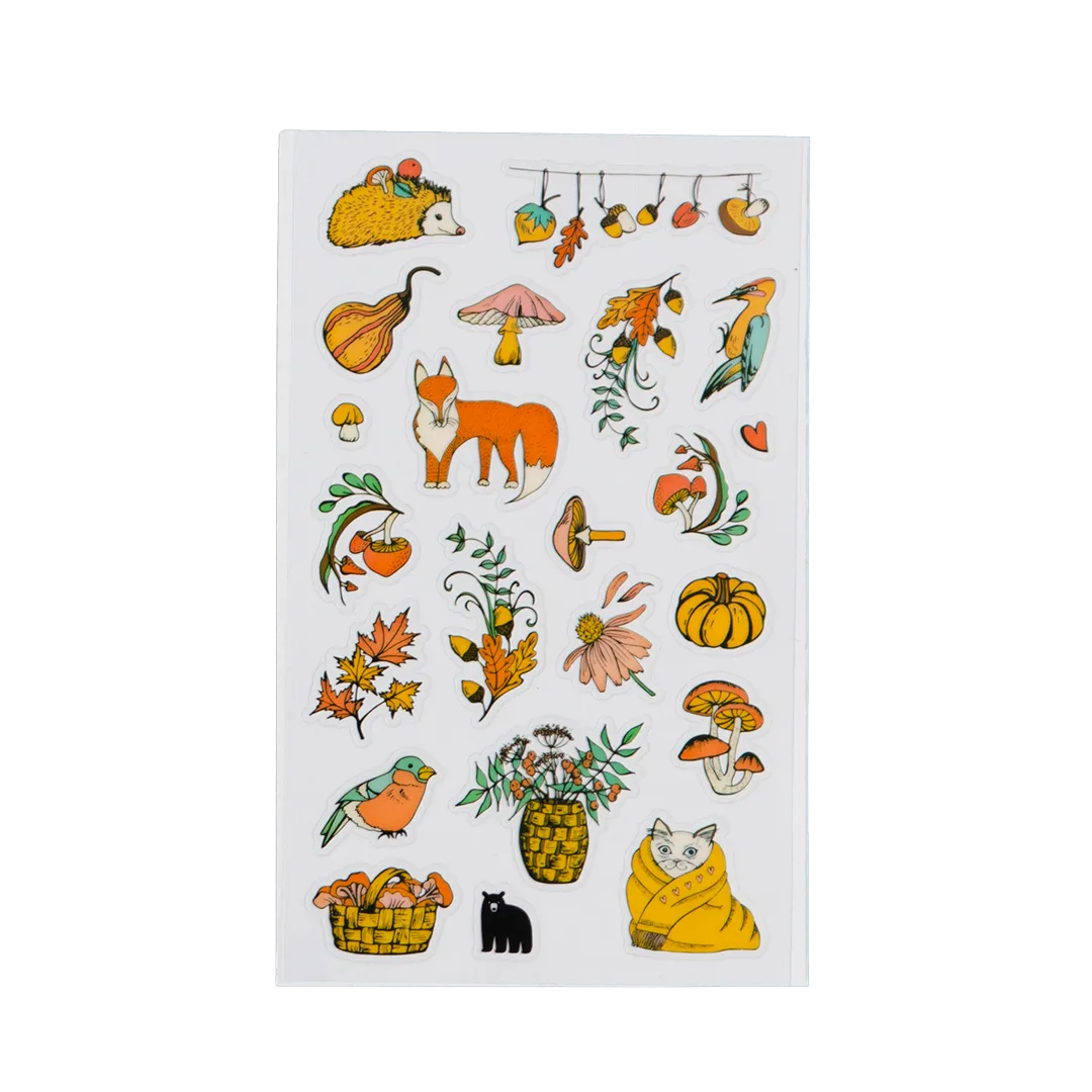 Hello Autumn - Four Bears Sticker Club