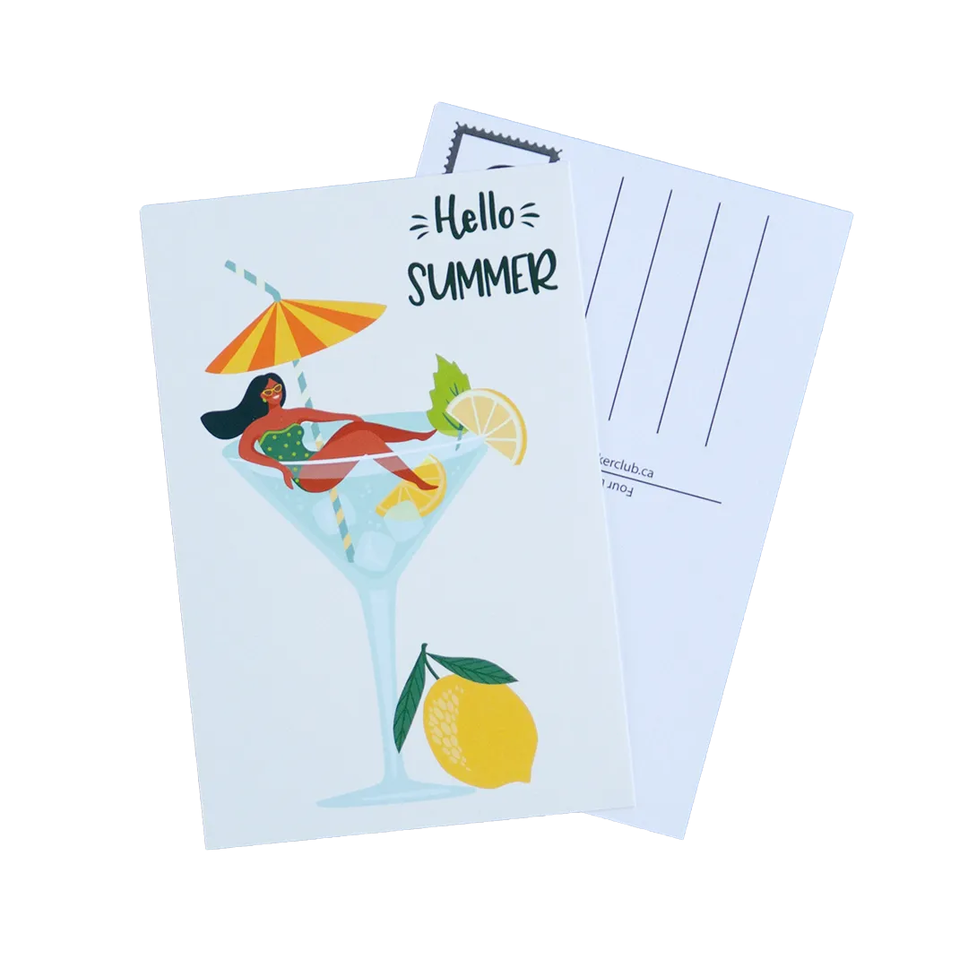Summer Martini Postcards