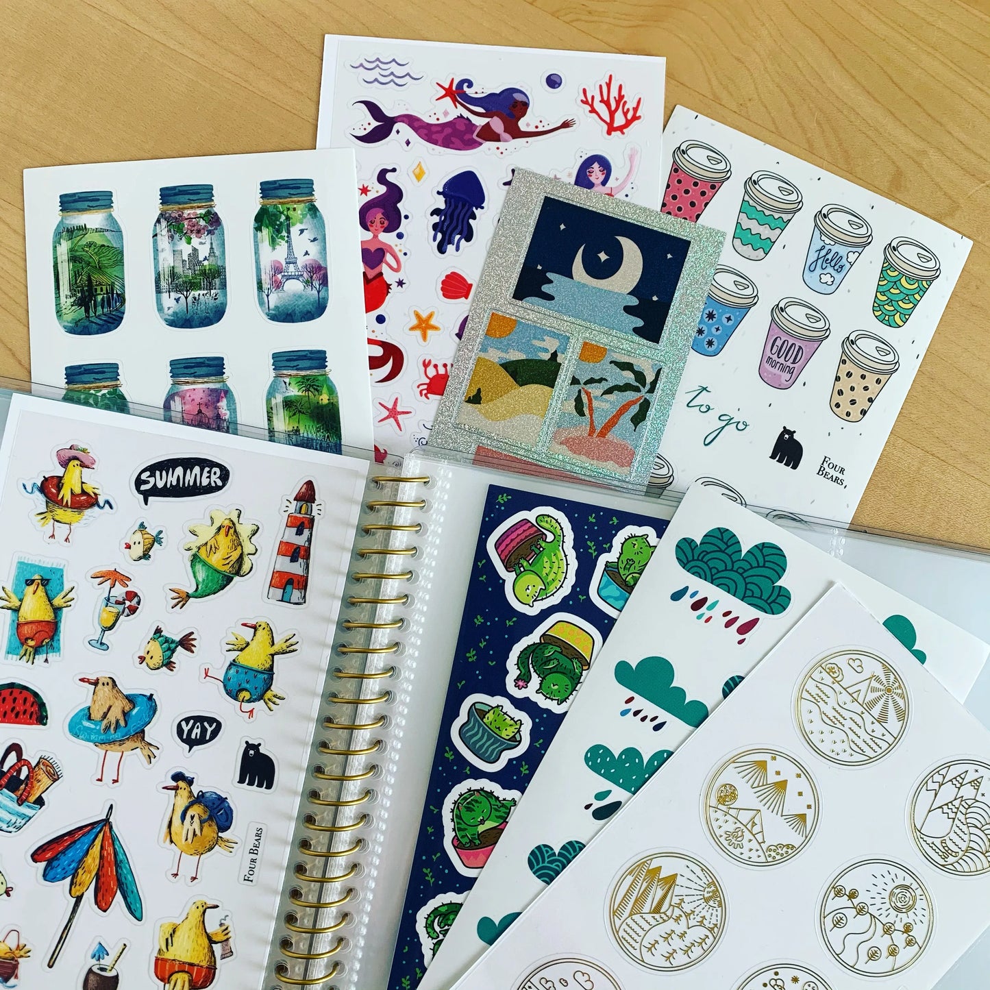 Big Kids Favourites - Four Bears Sticker Club