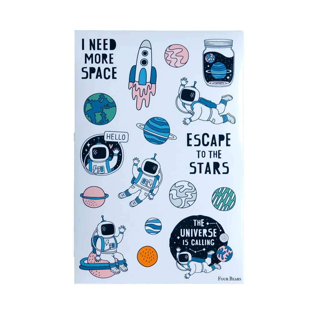 I Need More Space - Four Bears Sticker Club