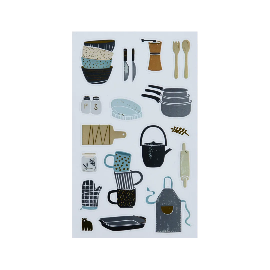 Kitchenware - Four Bears Sticker Club