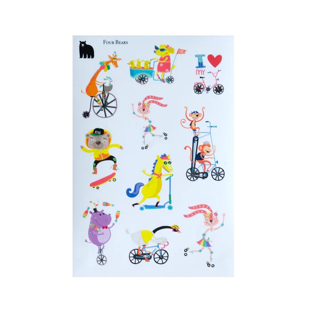 Let's Go Wheels - Four Bears Sticker Club