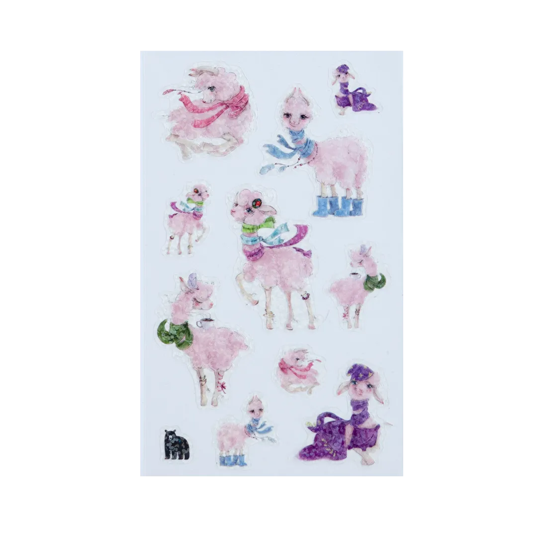 Llama Love - Four Bears Sticker Club