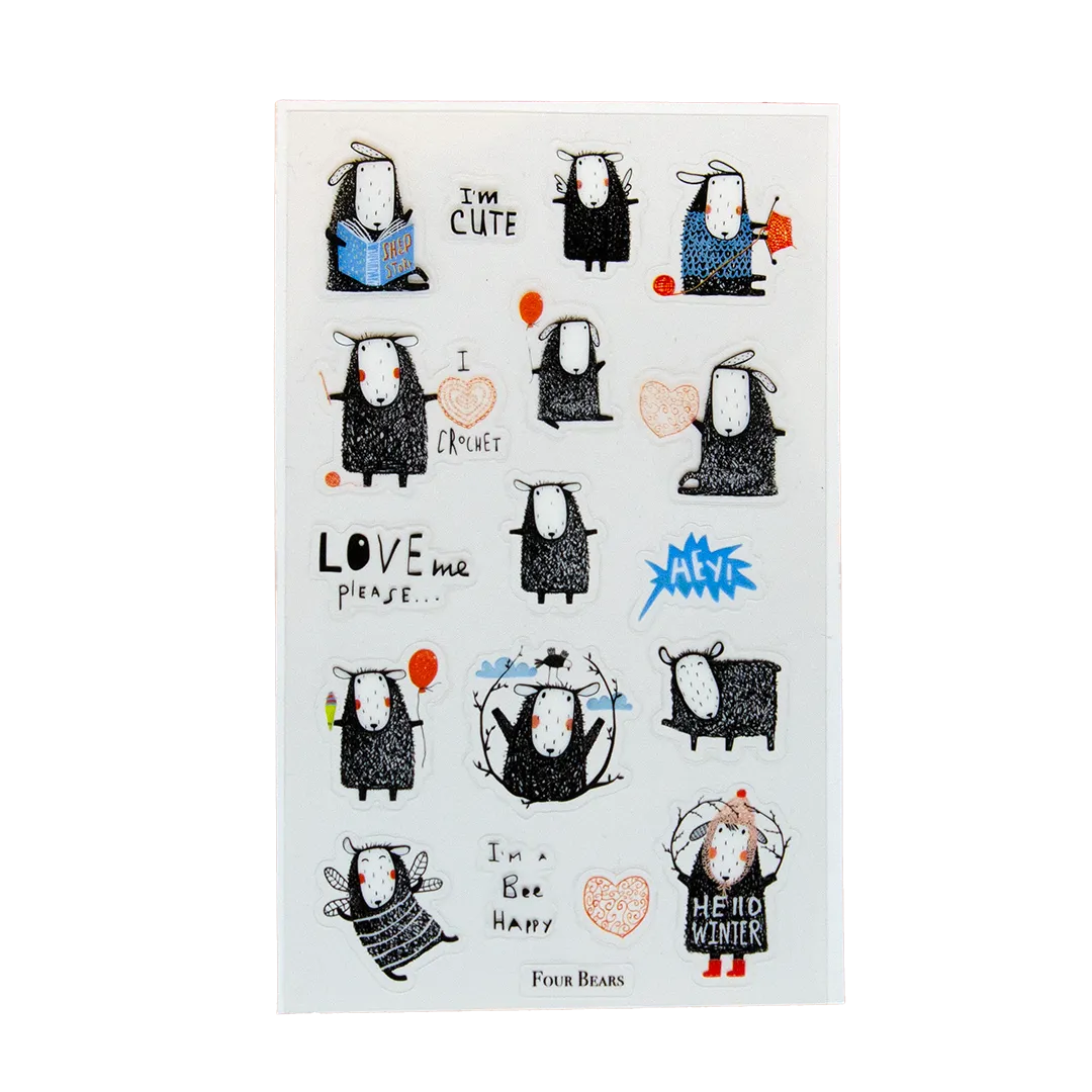 Love Me Sheep - Four Bears Sticker Club