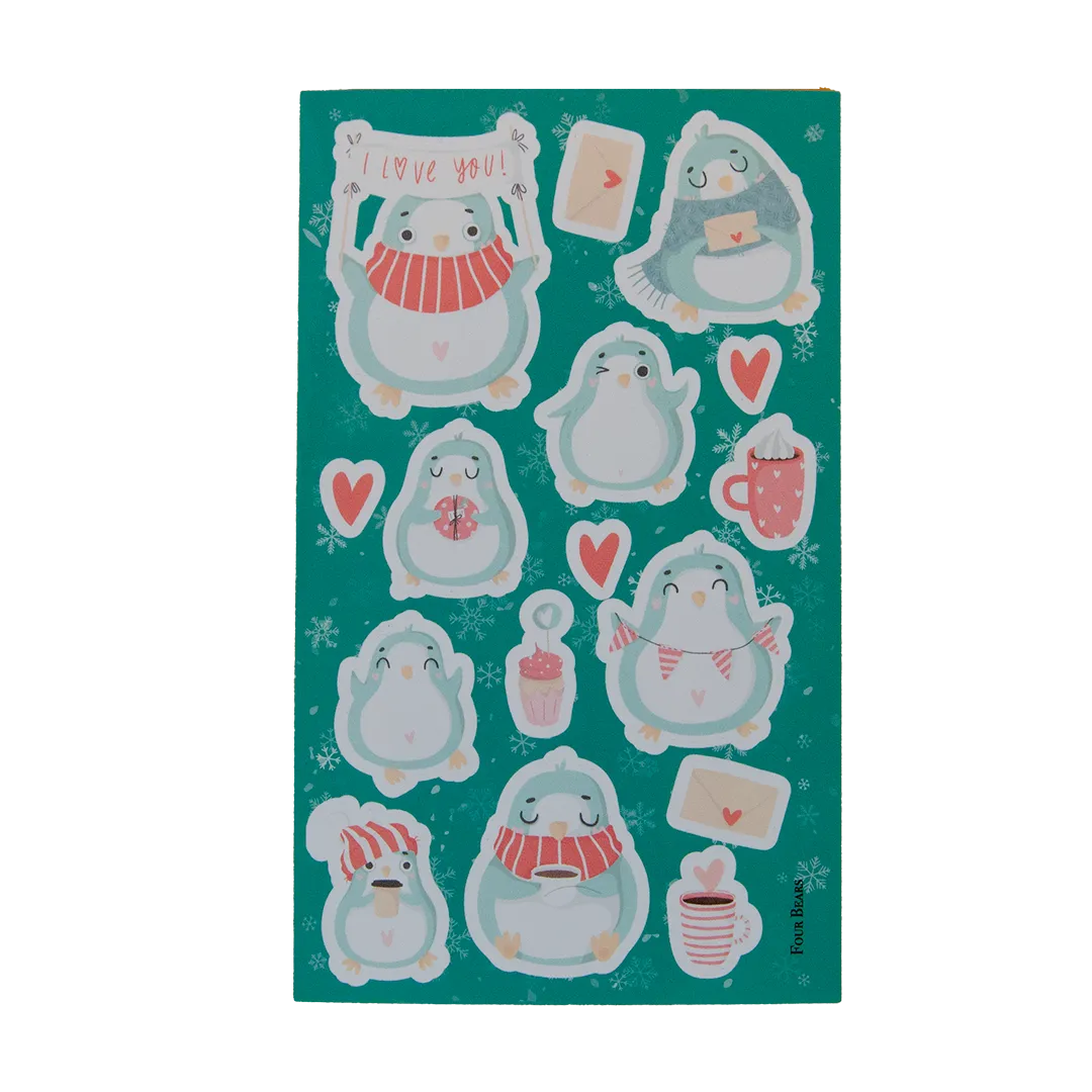 Penguin Love - Four Bears Sticker Club