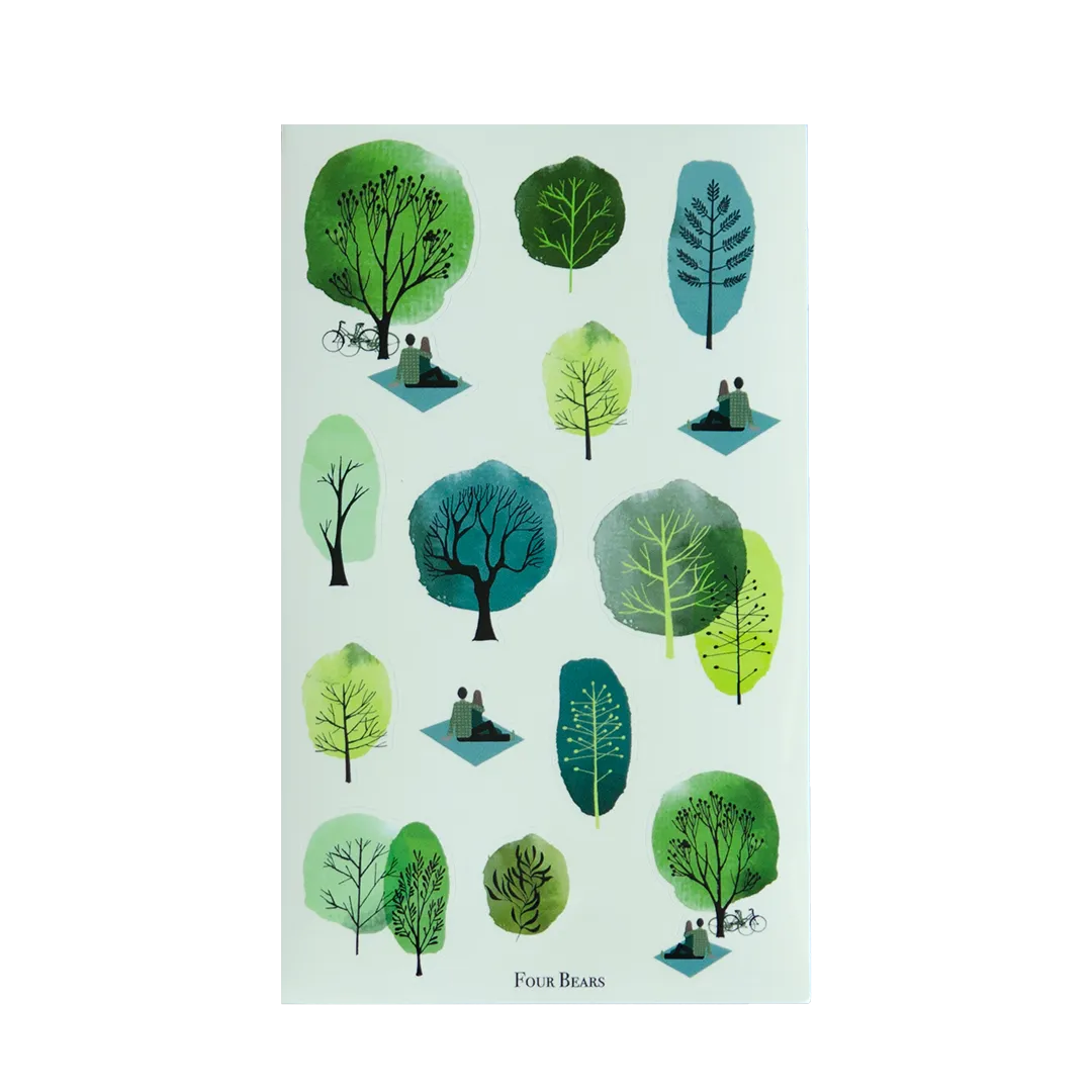 Picnic in the Park - Four Bears Sticker Club