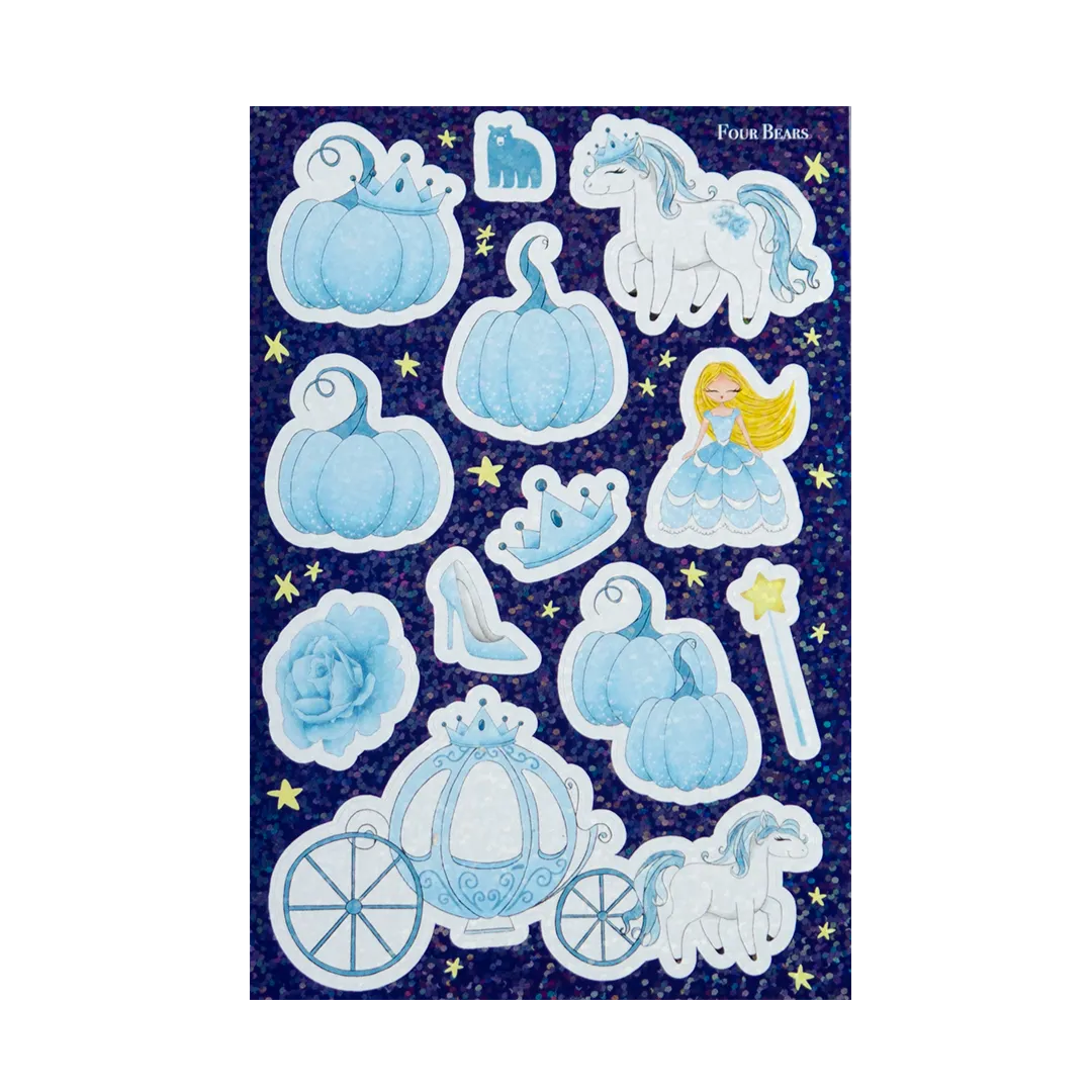 Princess Pumpkin - Four Bears Sticker Club