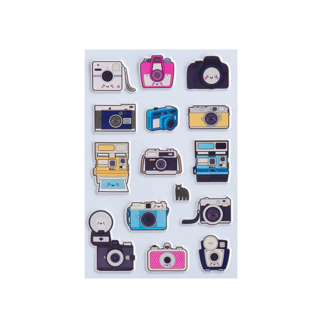 Puffy Cameras - Four Bears Sticker Club