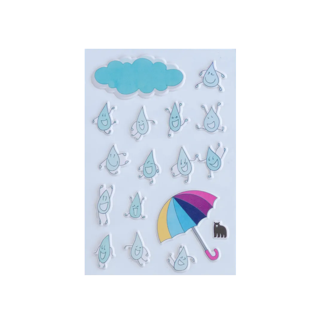 Puffy Rain Drops
