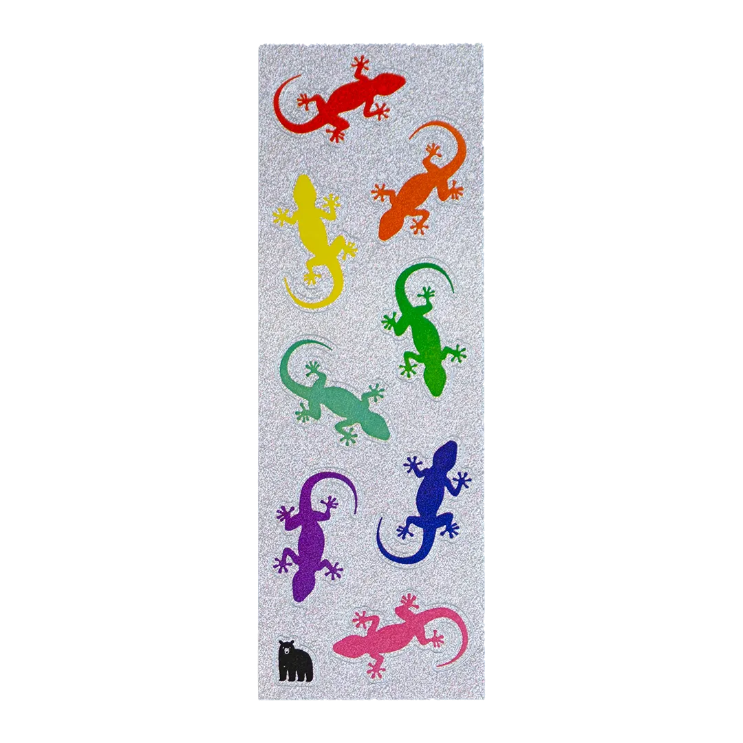 Rainbow Lizards - Four Bears Sticker Club