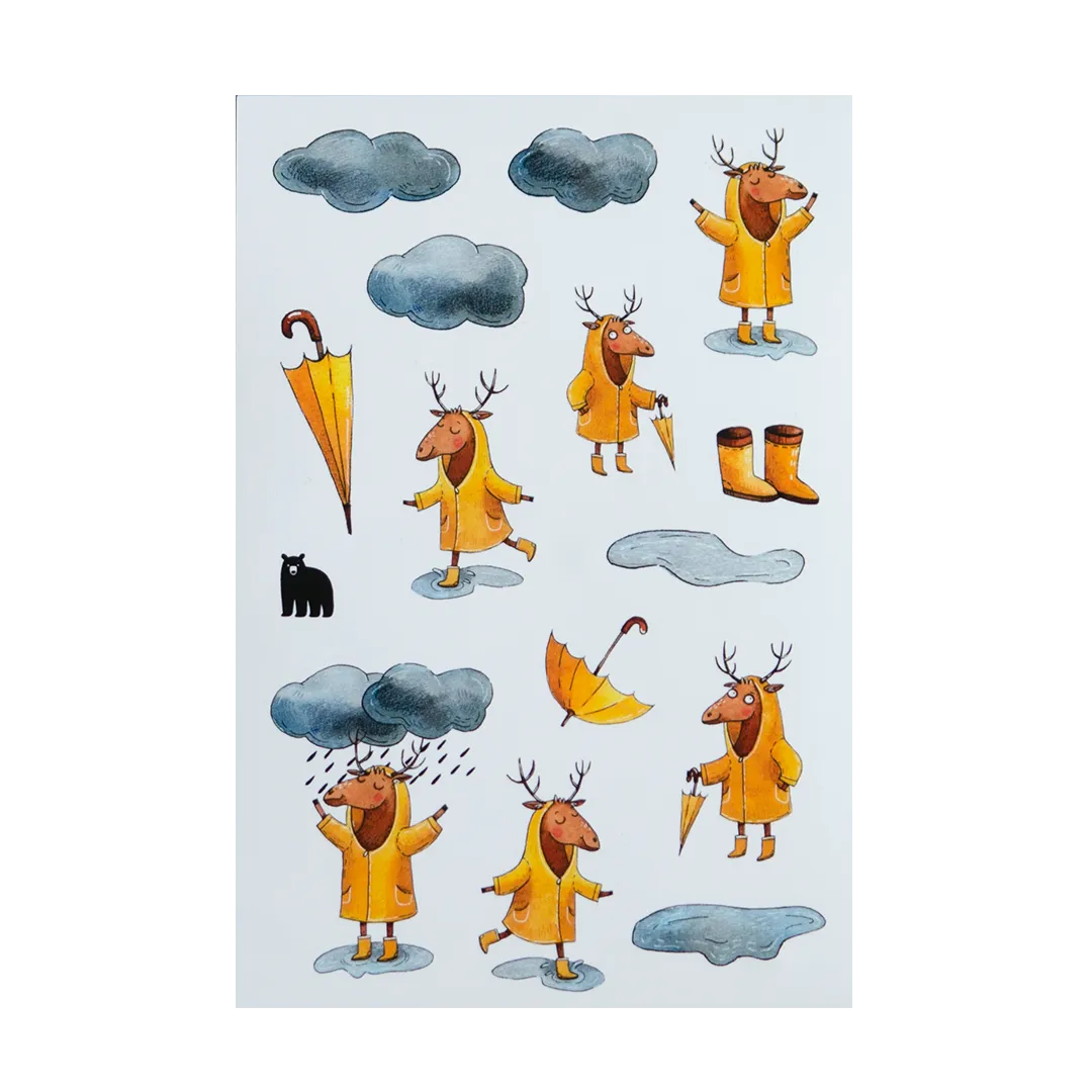 Rain Deer - Four Bears Sticker Club