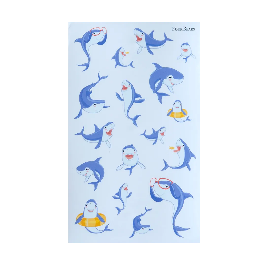 Shark Attack - Four Bears Sticker Club