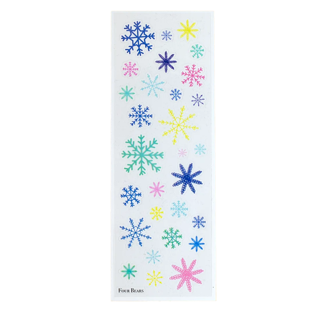 Colourful Snowflakes