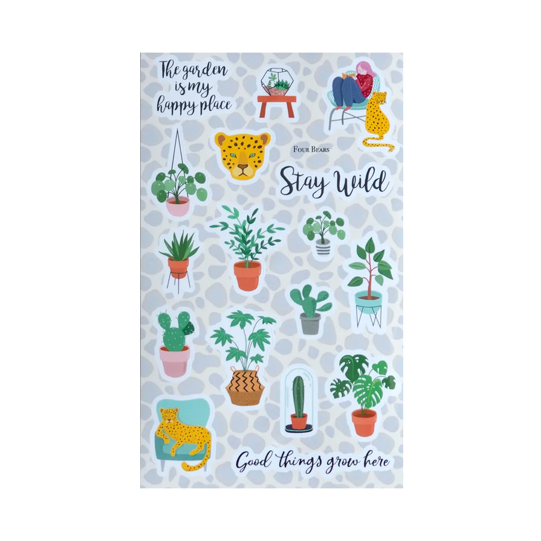 Stay Wild Garden - Four Bears Sticker Club