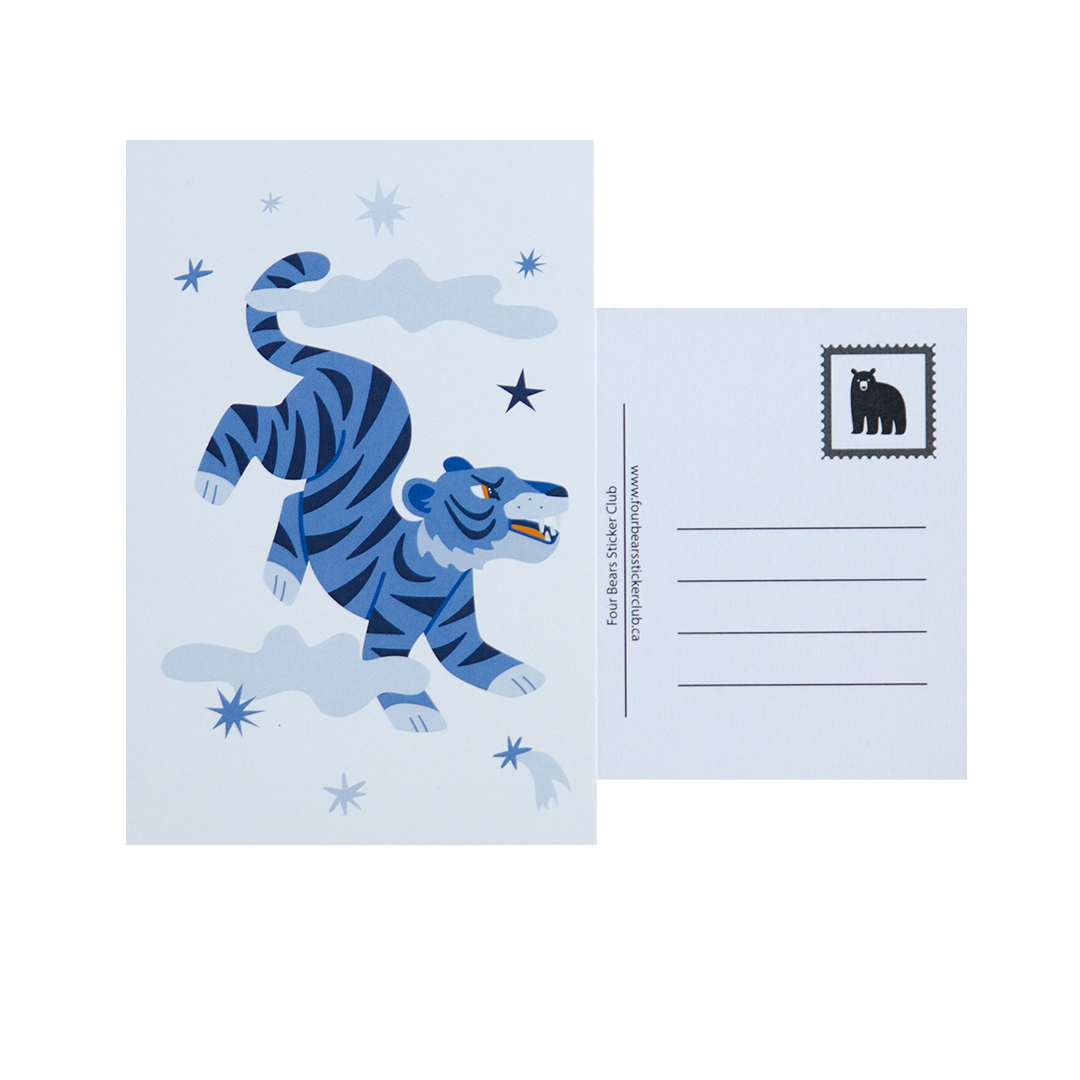Tiger Postcards