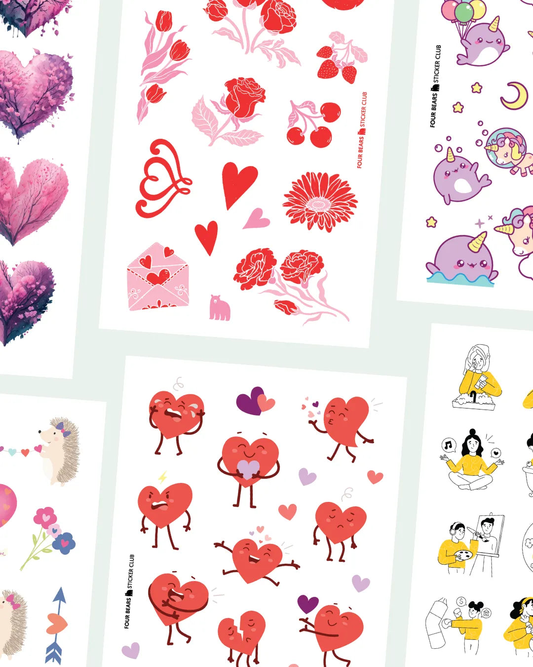 January 2024 - Four Bears Sticker Club