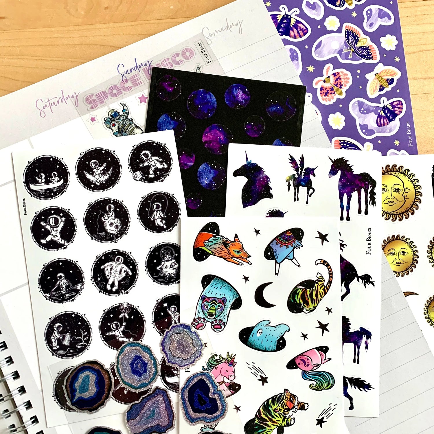 Past Packs - Big Kids - Four Bears Sticker Club