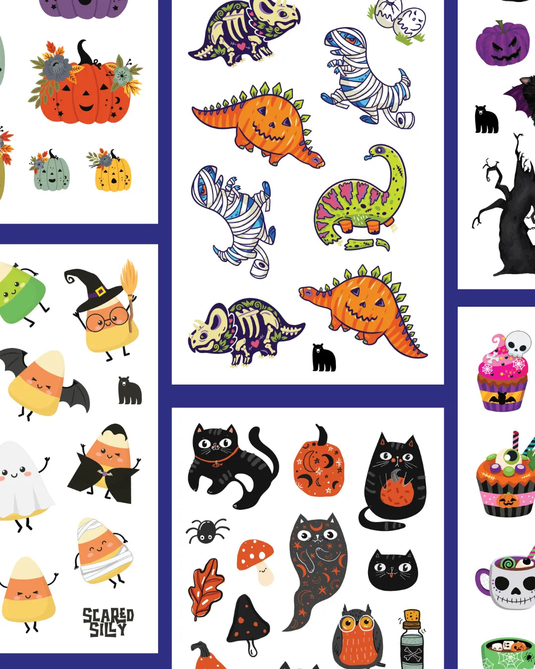 Halloween - Four Bears Sticker Club