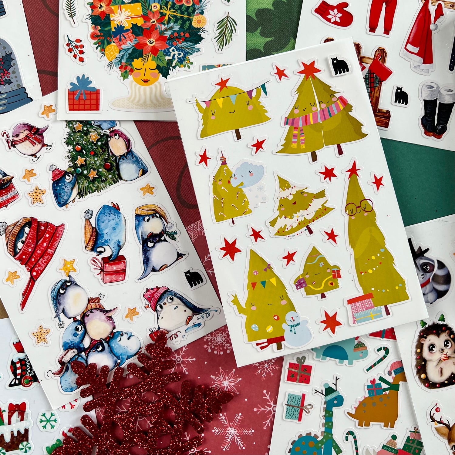 Merry and Bright - Christmas 2022 - Four Bears Sticker Club