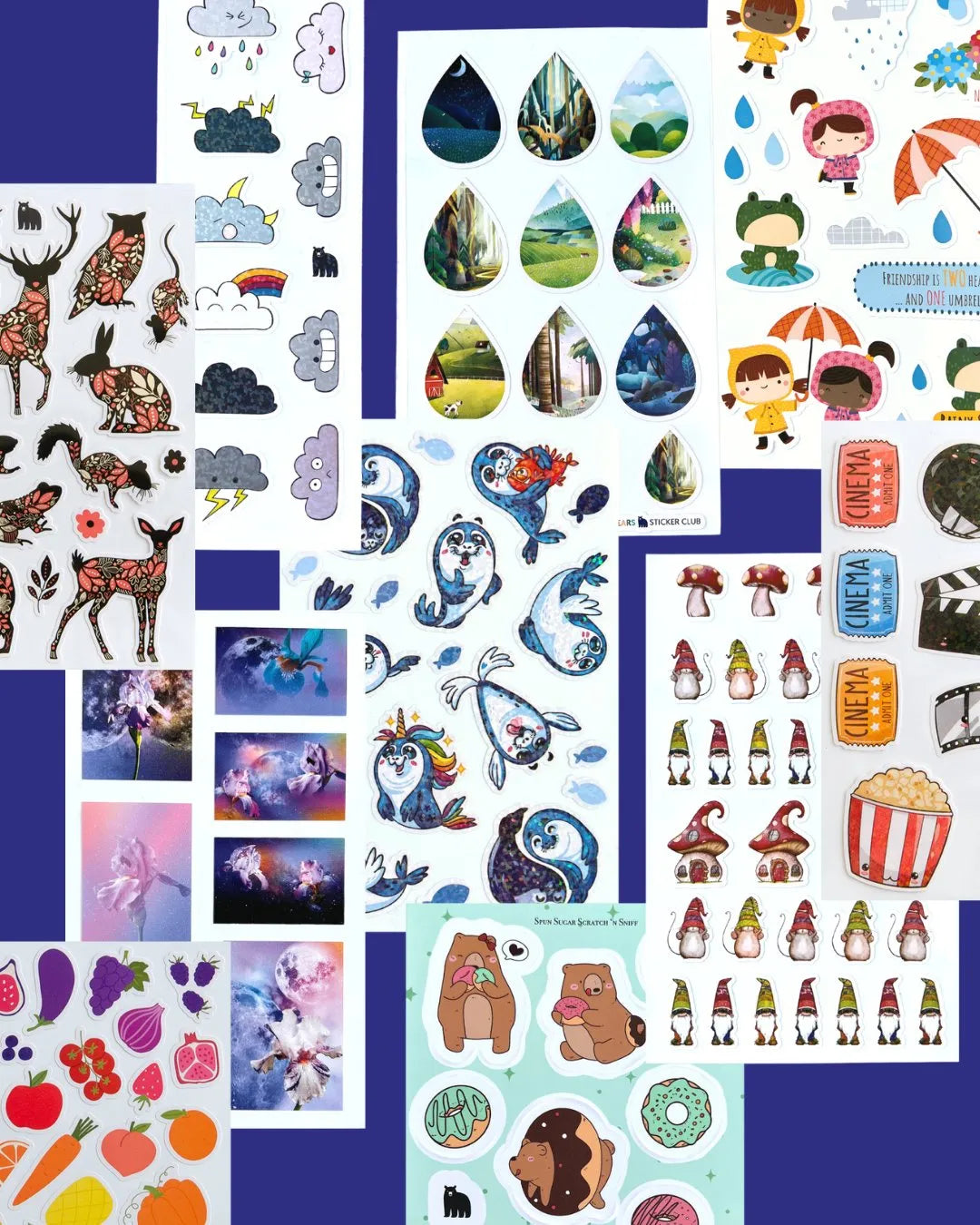 All Sticker Sheets β Four Bears Sticker Club