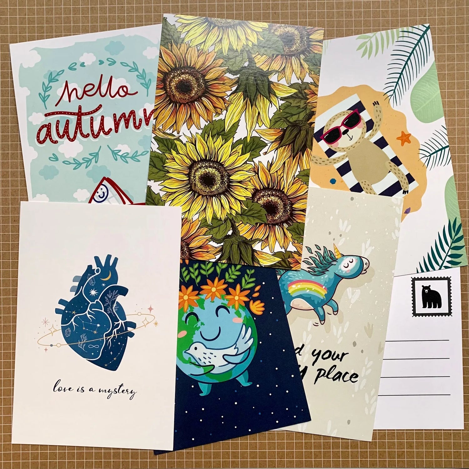 Postcards - Four Bears Sticker Club