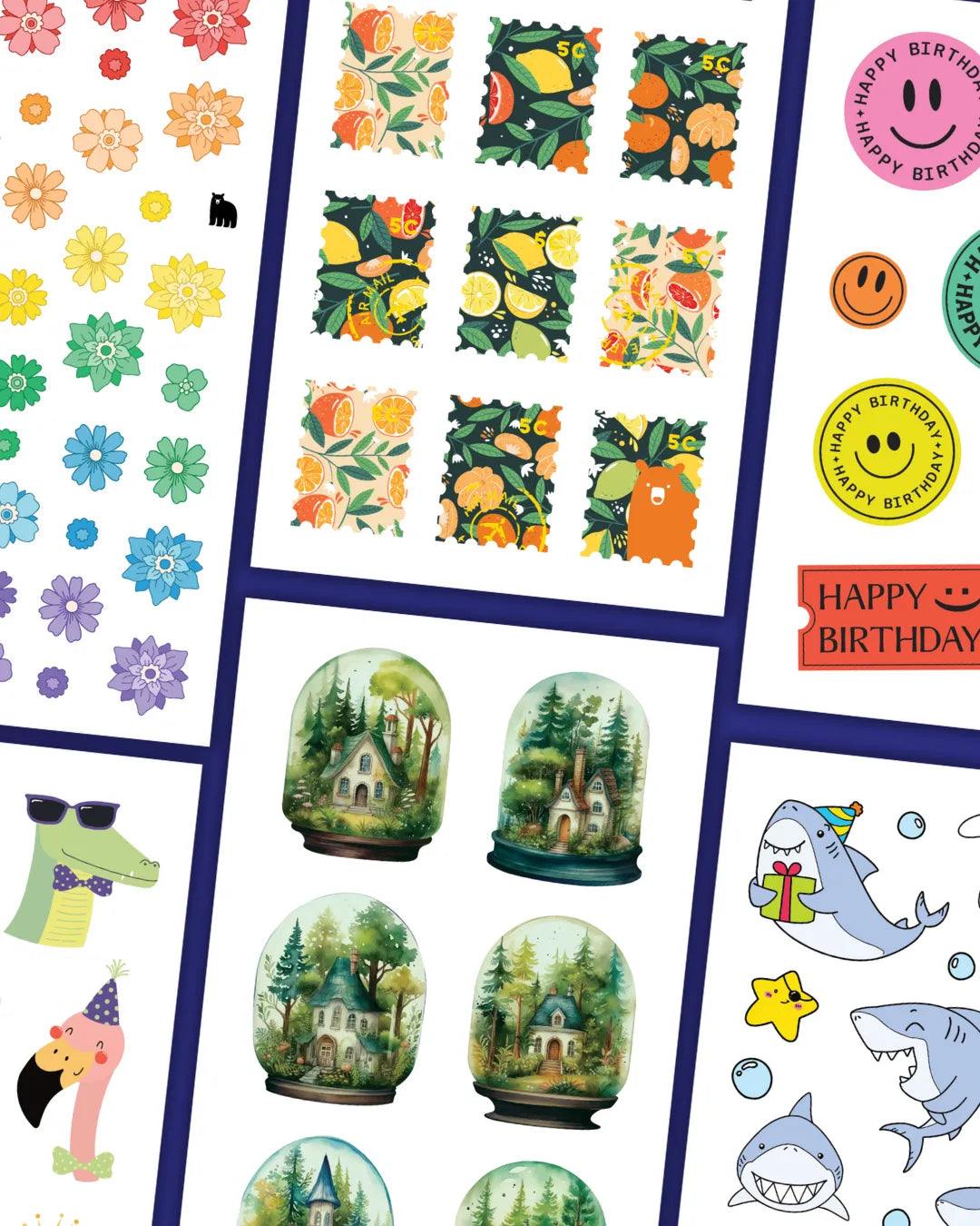 June 2024 Collection - Four Bears Sticker Club