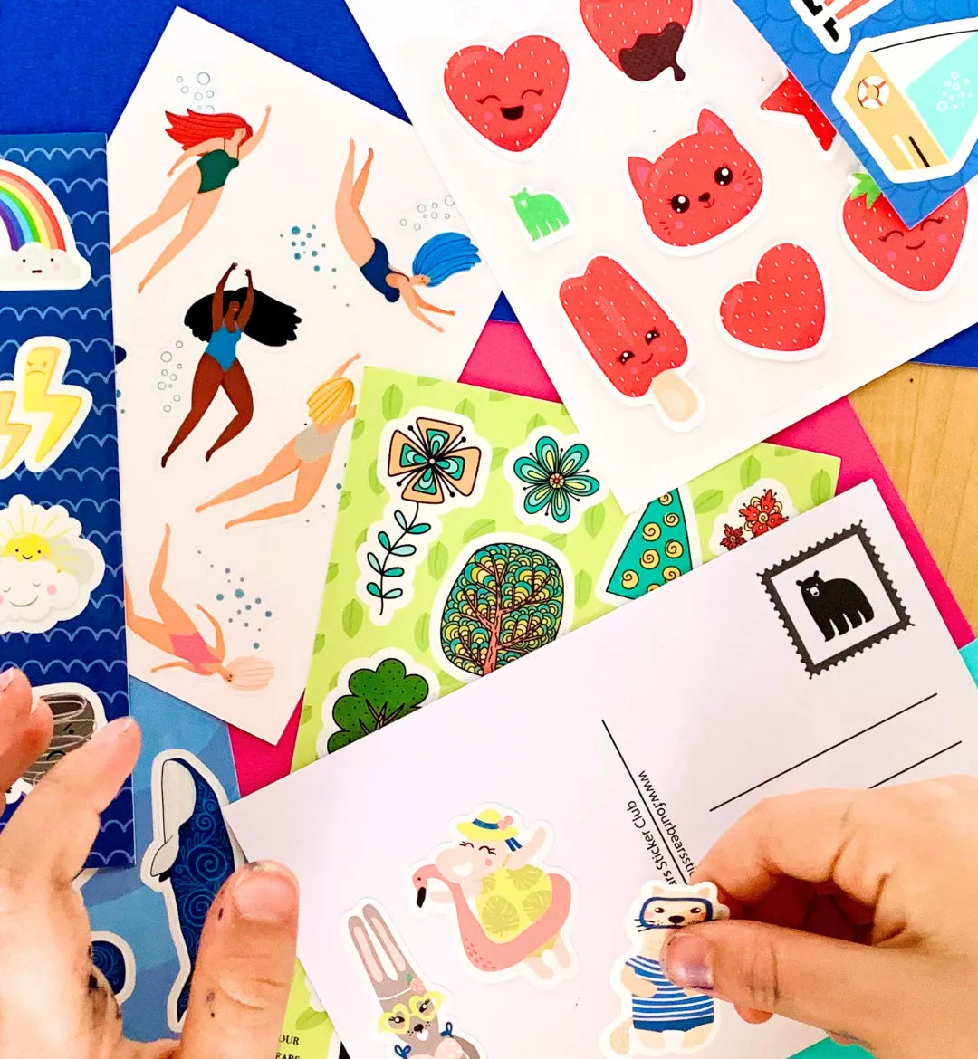 Sticker Sale - Discounted Sticker Sheets & Packs | Four Bears Sticker Club
