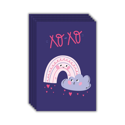 XOXO Postcards - Four Bears Sticker Club