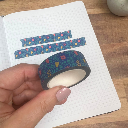 Bear in Bloom Washi Tape