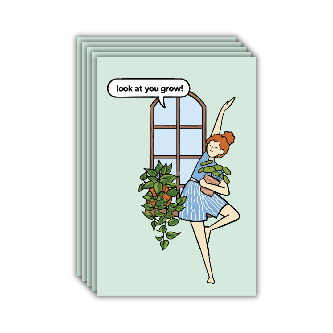 Look At Your Grow Postcards