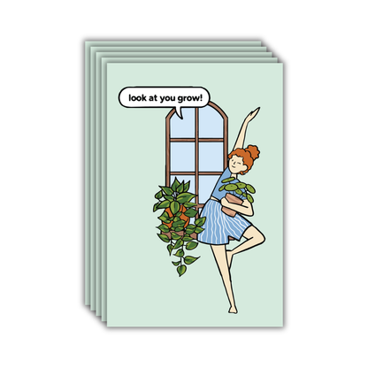 Look At Your Grow Postcards