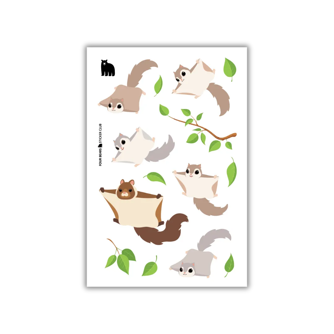 Flying Squirrels - Four Bears Sticker Club