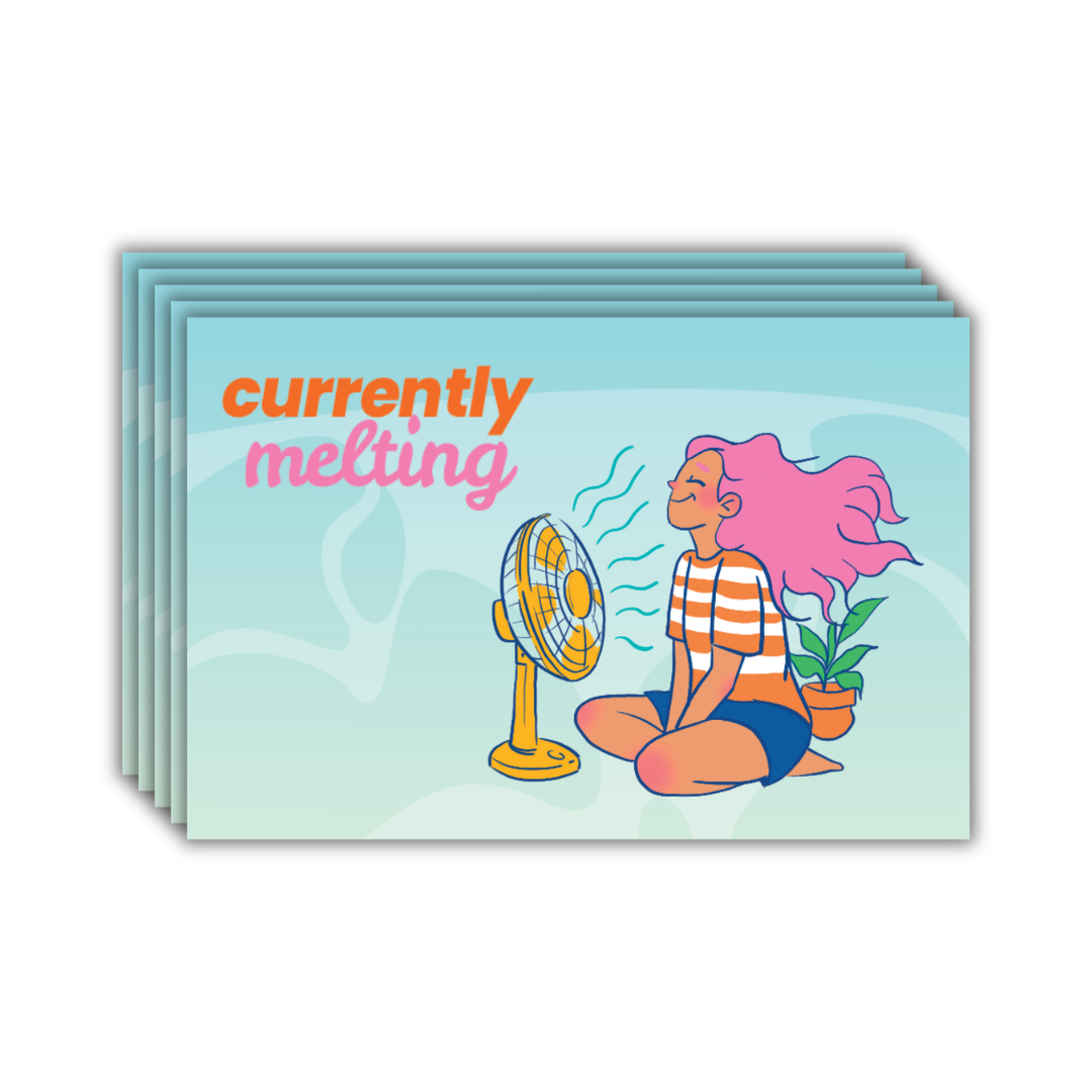 Currently Melting Postcards