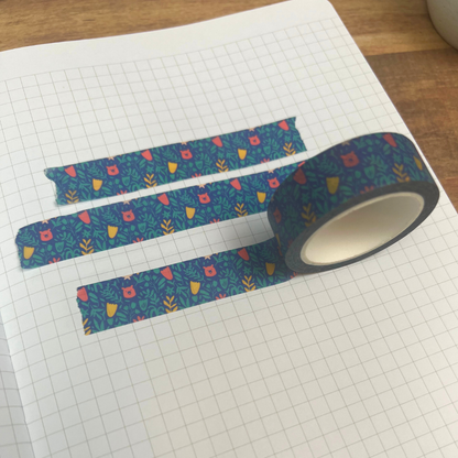 Bear in Bloom Washi Tape