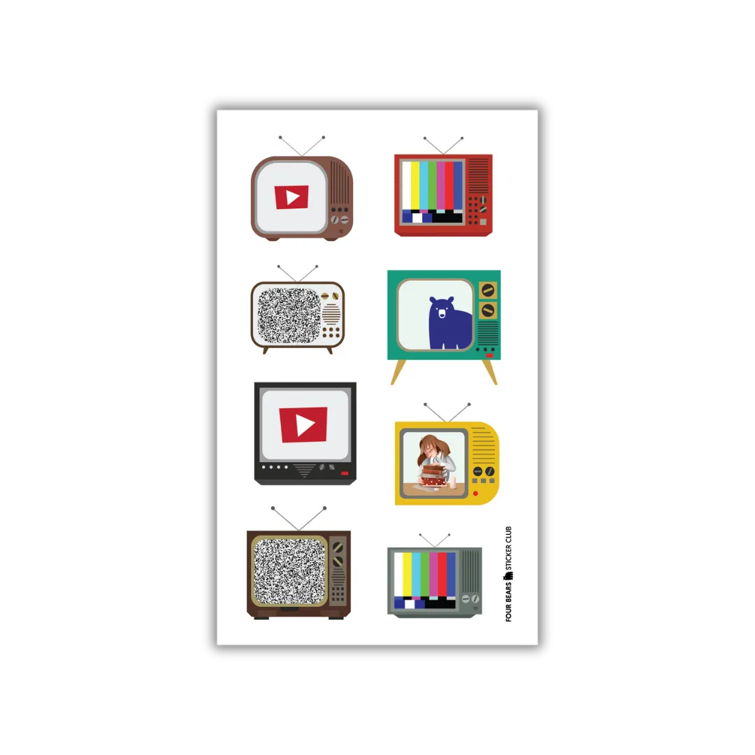 TV Time - Four Bears Sticker Club