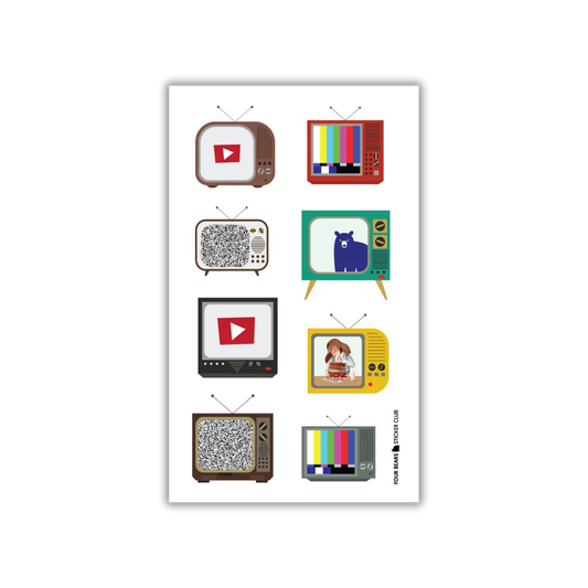TV Time - Four Bears Sticker Club
