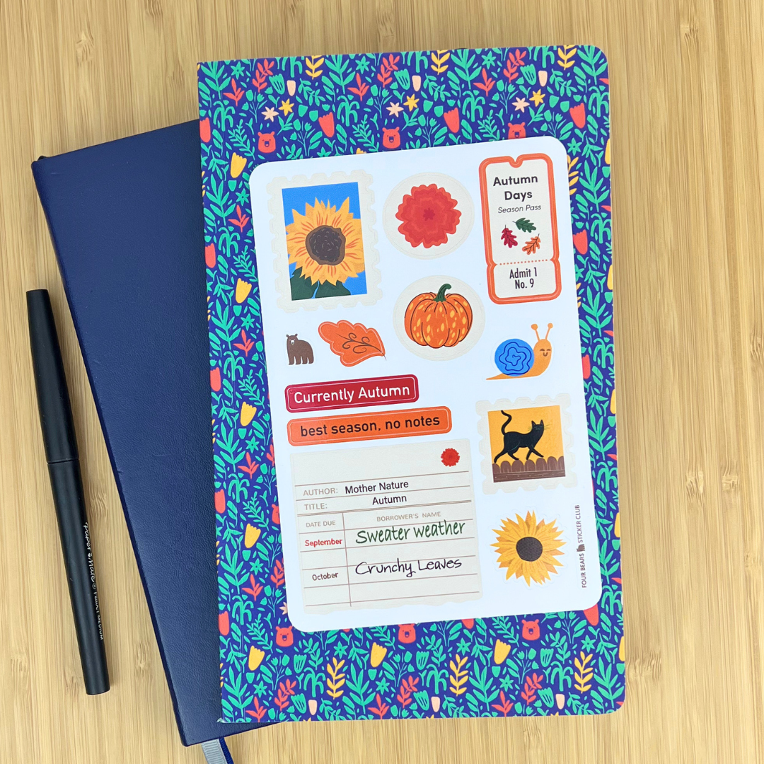 Autumn Archives - Journal Sticker Kit