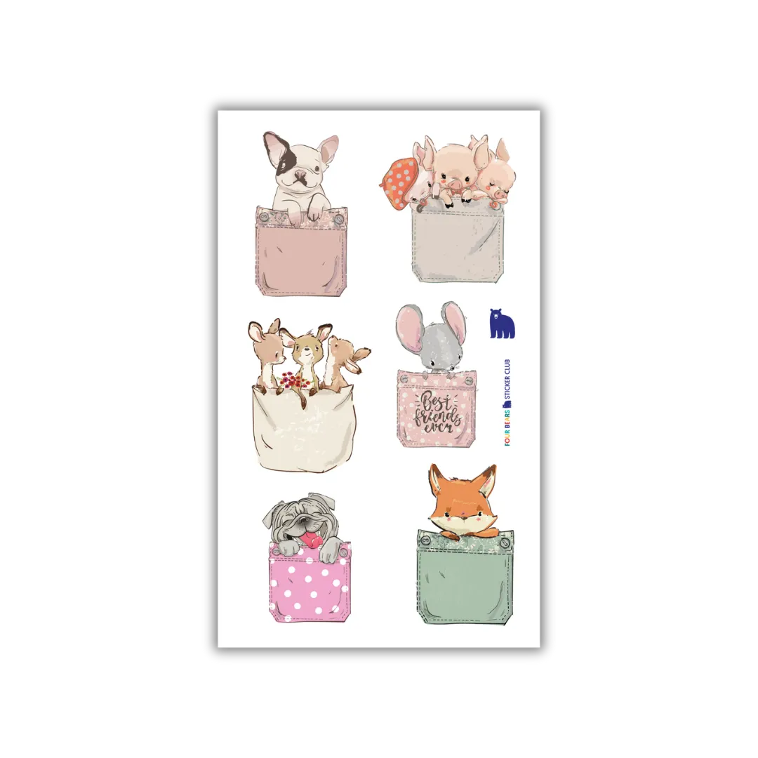 Pocket Friends - Four Bears Sticker Club